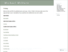 Tablet Screenshot of michael-milburn.com